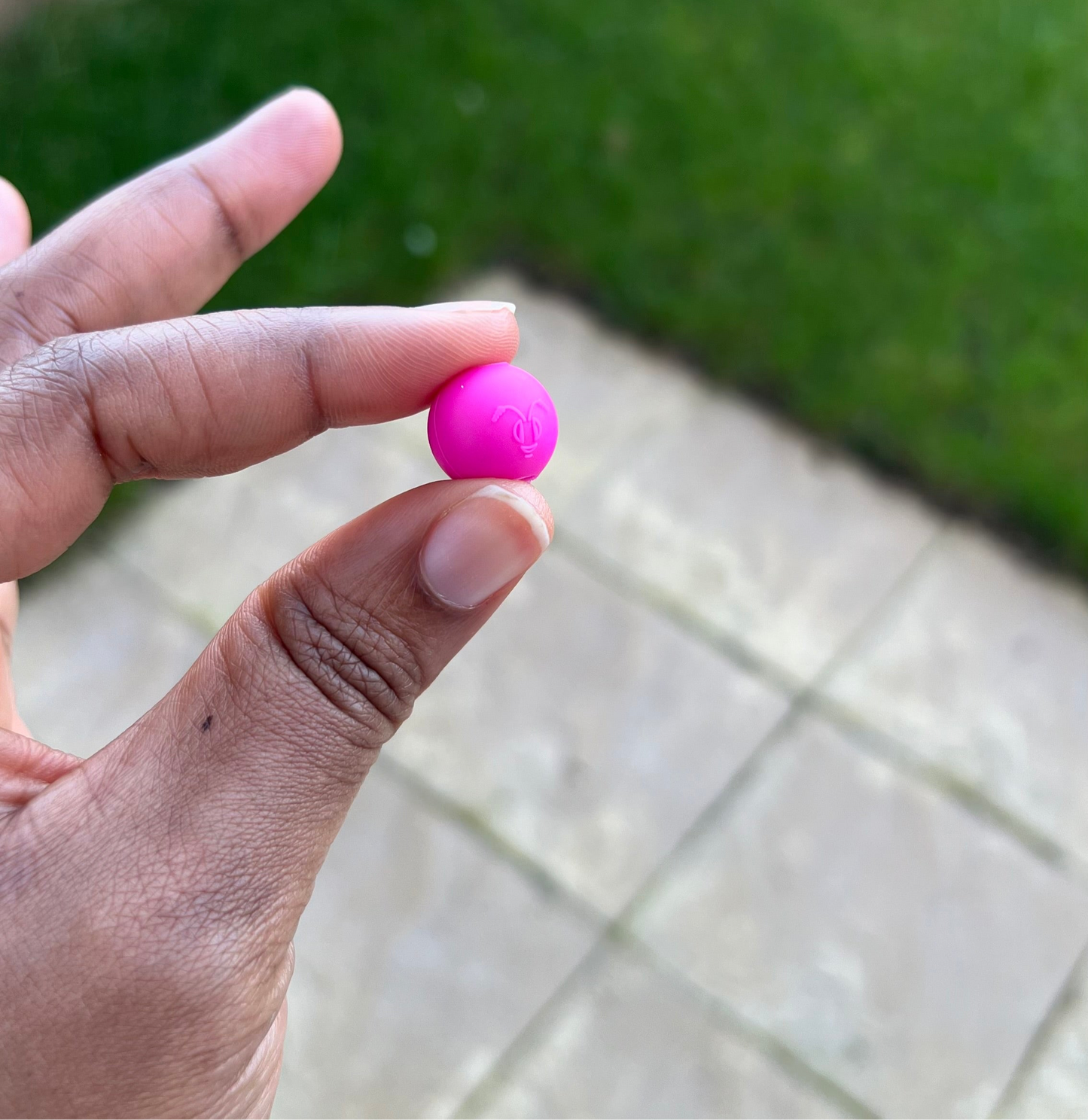 Maxi Silicone Hair Beads For Braids - Hot Pink